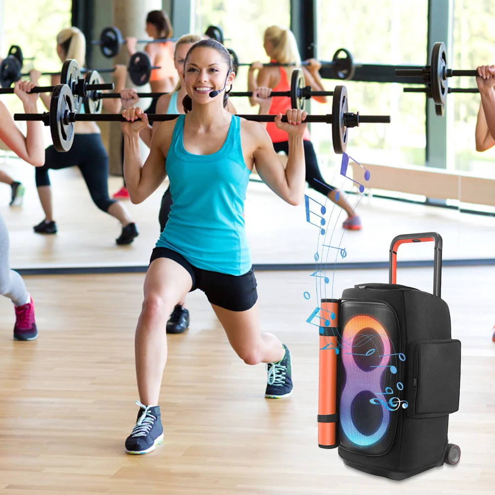 Speaker Carry Cover For JBL PARTYBOX 520 Portable Speaker Dust Case with Mic Pocket Double-Sided Speaker Storage Bag For 310/320