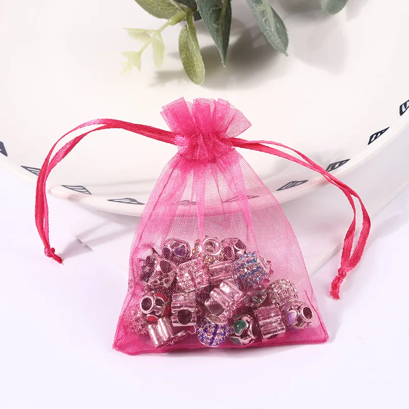 Elegant Organza Gift Bags for Special Occasions (50 Pack)