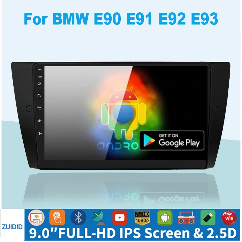 

2din 4G+64G For BMW 3-Series E90 E91 E92 E93 Car Radio Car video players CarPlay Android Auto GPS No 2 din 2din DVD