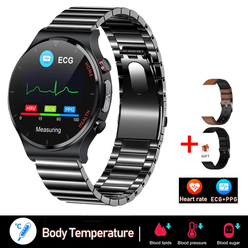 2022 ECG+PPG Smart Watch Men Sangao Laser Health Heart Rate Blood Pressure Fitness Watches IP68 Waterproof Smartwatch For Xiaomi 