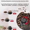 Zz automatic coffee machine small bean flour dual-purpose home office grinding integrated 3