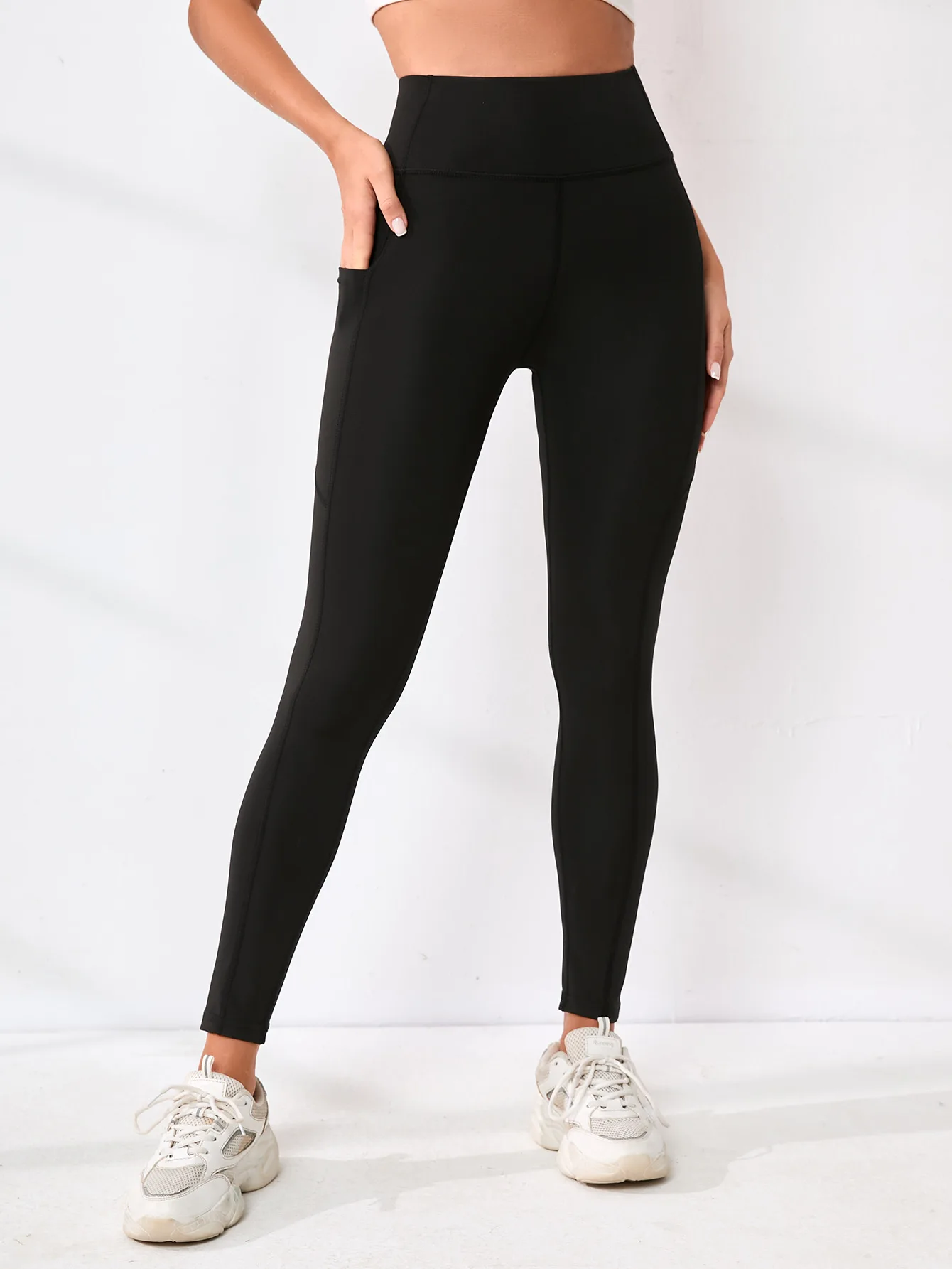 New High Waist Long Yoga Leggings for Women, Naked Feeling Seamless Butt Lift Workout Pants, Quick Dry Breathable Fitness Tights 6