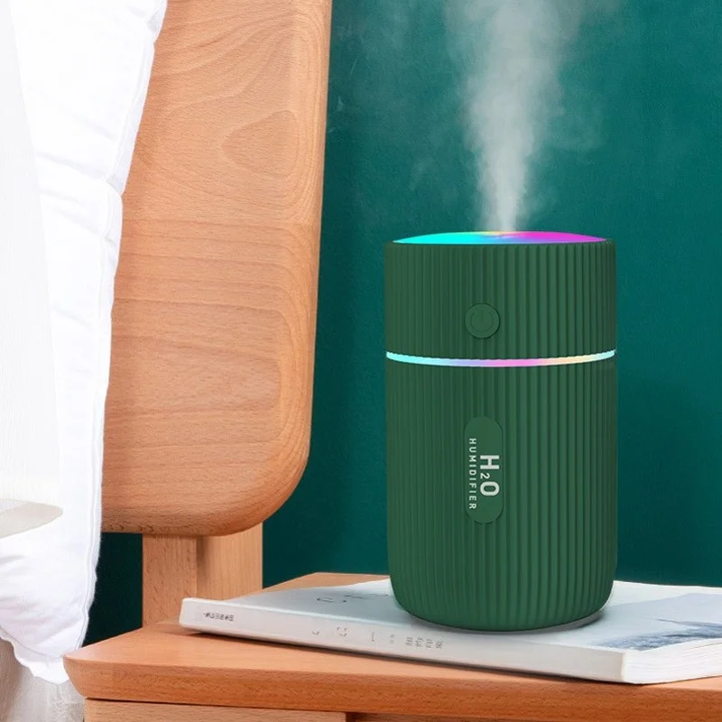 220ML Mini Air Humidifier Car Interior Smart Purifier USB Charging with Colorful LED Night Summer Cool Mist Sprayer Diffuser