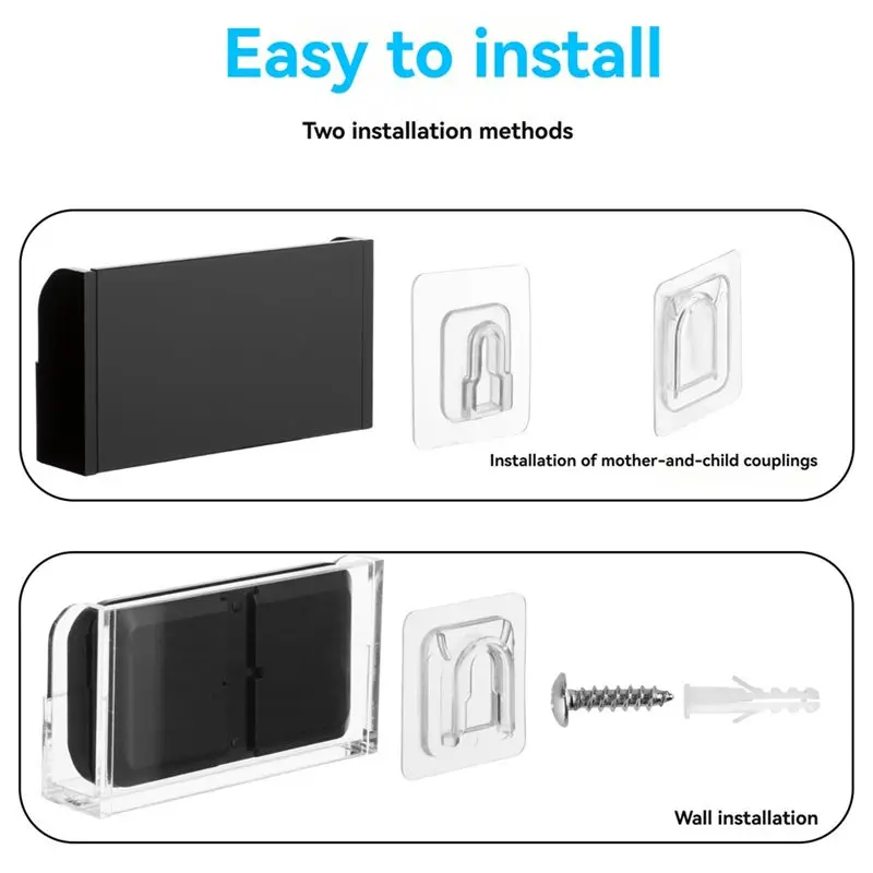 리프트마스터 차고 문 개폐기용 ABKN-벽걸이형 스탠드, 리프트마스터 차고 문 제어용 벽걸이형 홀더 투명