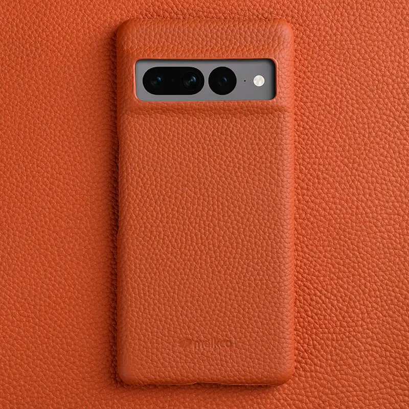 Melkco Premium Handmade Real Leather Phone Cover - Half-Wrapped Cowhide Design