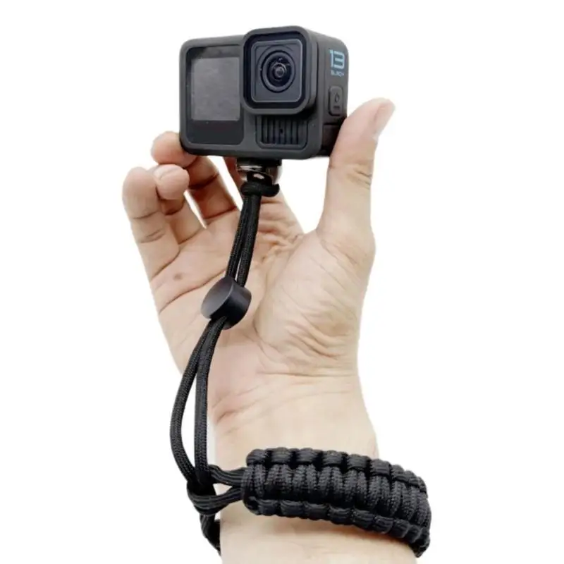 Universal Anti-Loss Wrist Strap with Secure Nylon Weave and 1/4-Inch Screw Attachment