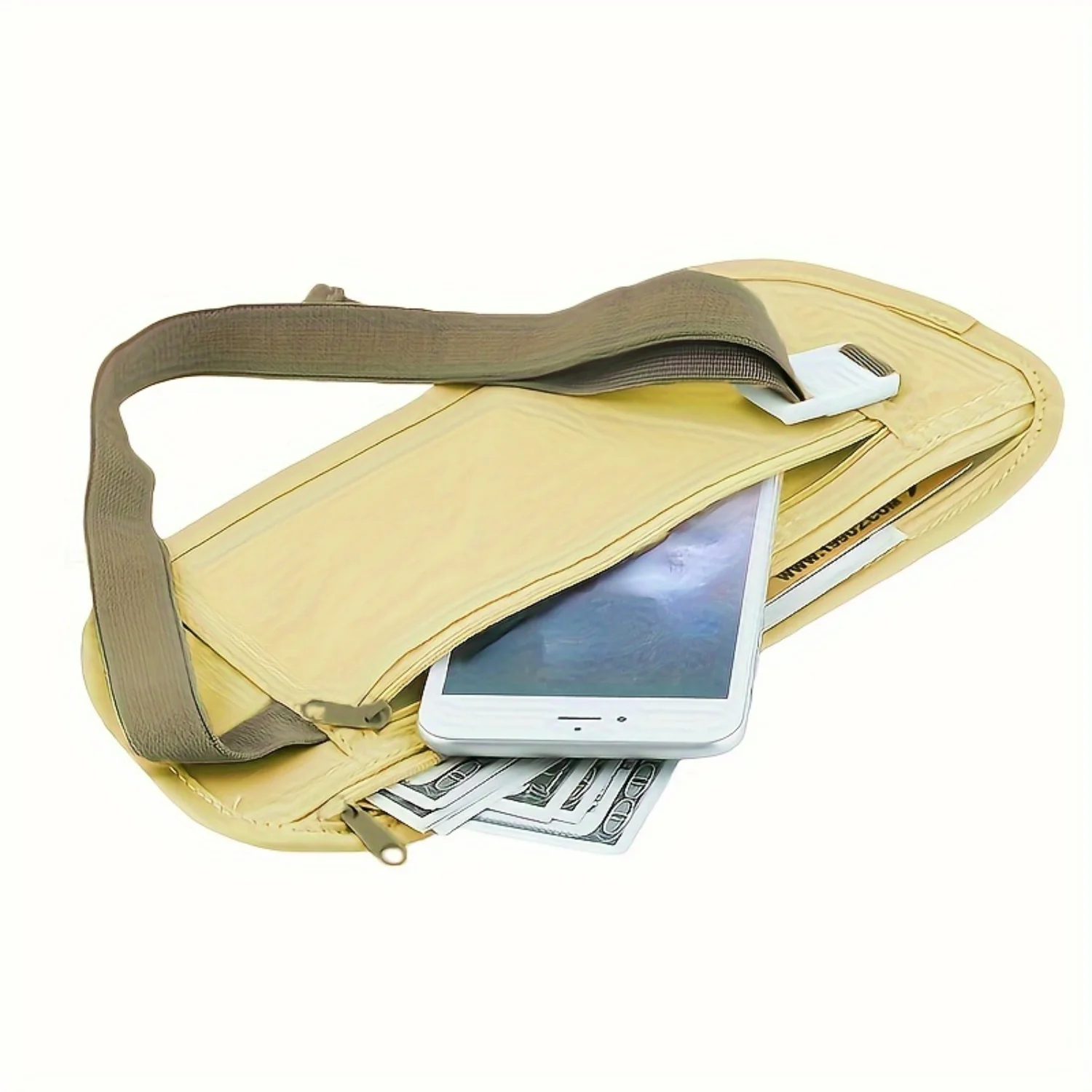 Versatile Portable Bag with Zipper-Ideal for Passports and Travel On-the-Go