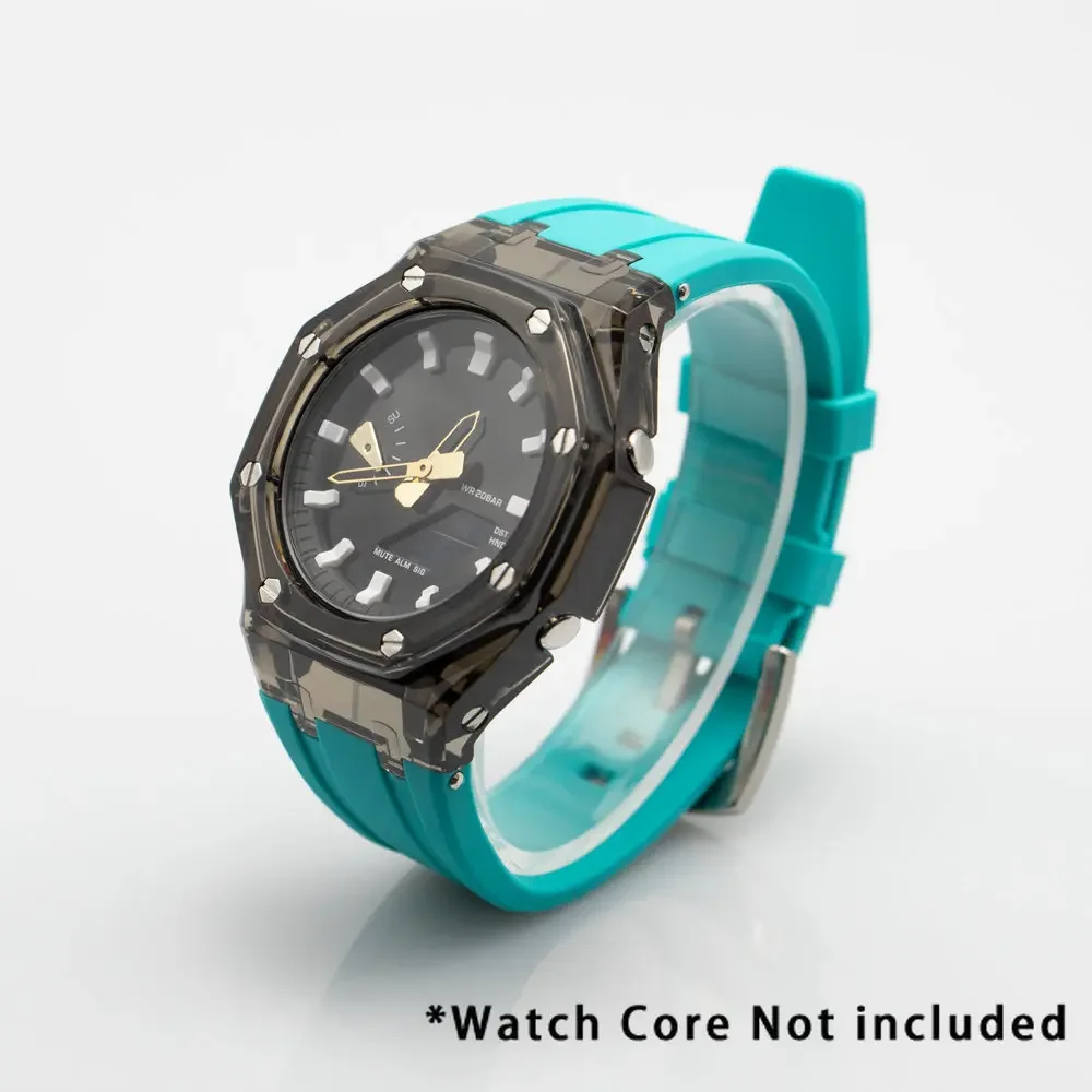 Enhanced Transparent Rubber Strap and Case Adapter