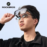 ROCKBROS – lunettes de soleil polarisées pour cyclisme, ensemble de Protection UV, monture pour myopie, course à pied, pêche, Cyling 5