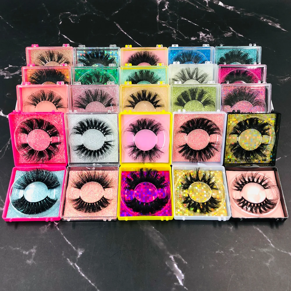 6d Mink Eyelash 10/20/30/40 Pairs False Eyelashes Wholesale 3d Mink