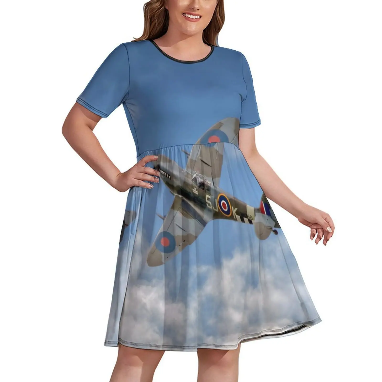 

Spitfire LF IX 126 Squadron Dress summer dresses womens 2024 womens dress