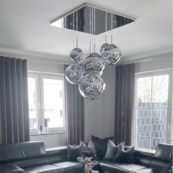 Nordic Loft Lava LED Pendant Lights Modern Design PVC Lighting Living Room Lamp Diningroom Bar Loft Restaurant Hanging Lights 5