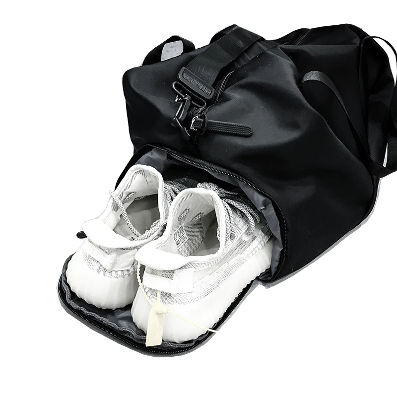 Dry And Wet Separation Folding Gym Bag With Shoe Compartment Multifunction Waterproof Sports Bag Travel