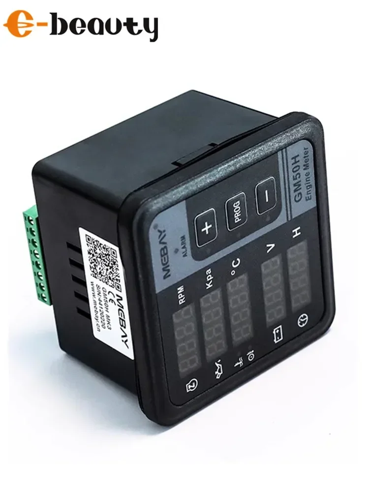 

GM41H Generator Controller Digital Display Multifunctional Voltage Frequency Water Temperature Oil Pressure Tachometer Tools