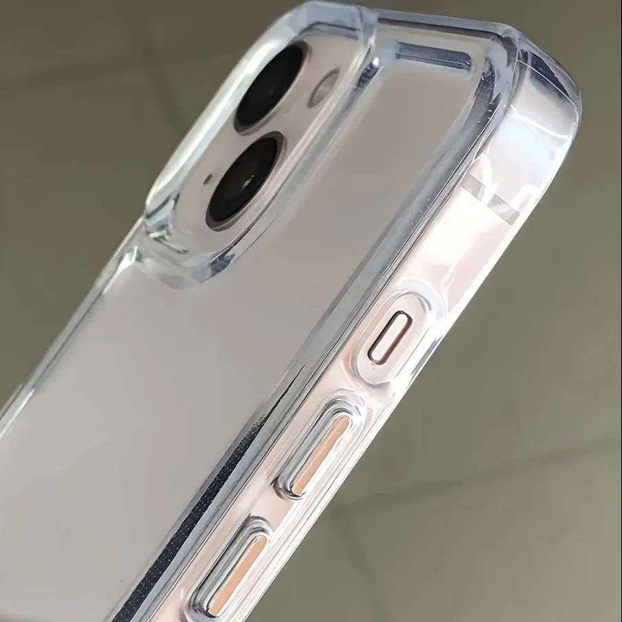 Silicone Transparent Shockproof Armor Phone Case - Clear Protective Cover