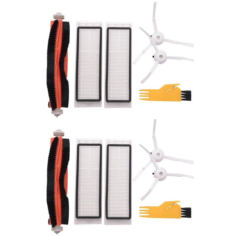 

2 комплекта аксессуаров для Xiaomi Roborock S50 S51 S55 S5 Xiaowa Mi Mijia E25 C10, запасные части для робота-пылесоса