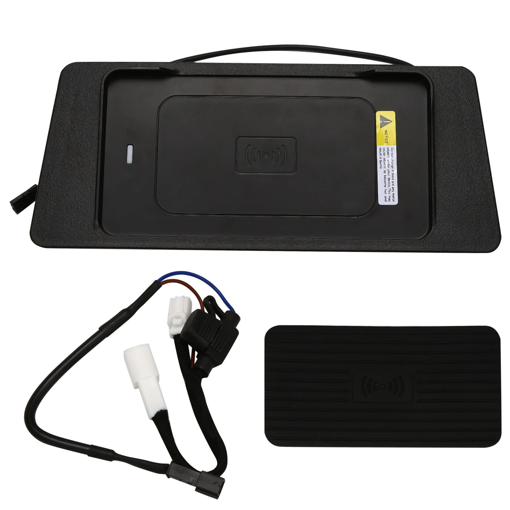 

15 Вт автомобильное беспроводное зарядное устройство Qi, быстрое зарядное устройство для телефона, зарядная пластина, аксессуары для Hilux 2016-2020 для iPhone