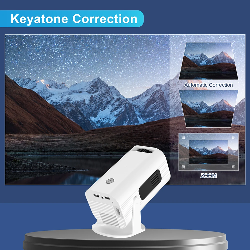 Portable projector Salange P330 Small Lens Android 11 Projector