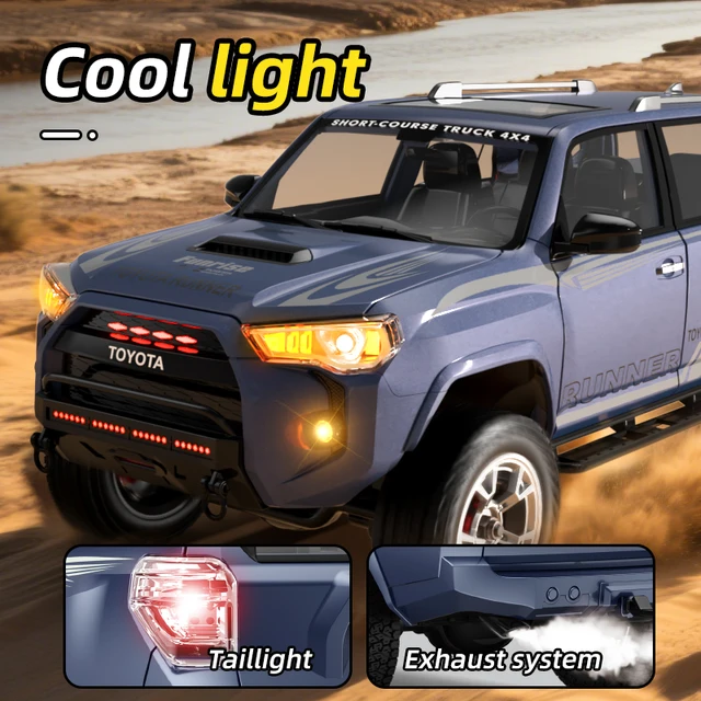 GH4-029 Full Scale Rc Car With Simulate Led Lighting and Sound 2.4G Off-Road Remote Control Cars Climbing Truck RTR Rc Cars Toys 6