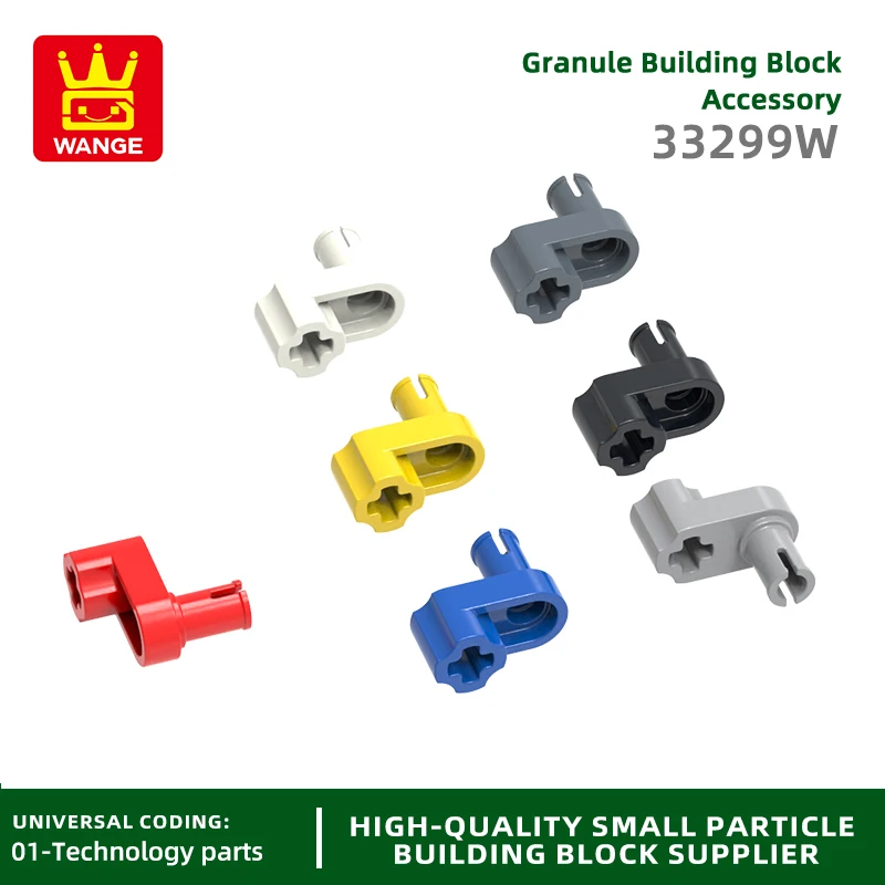 

20Pcs/lot Liftarm Pin 1x3 Axle Holes Block Moc Color Accessories Compatible with 33299W Brick DIY Children's Toy Assembly Parts
