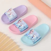 Frozen Girls' Slippers Summer Cartoon Elsa Princess EVA Lightweight Indoor Home Soft Bottom Children's Coolpad 2