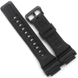 18mm Silicone Sport Watch Band - Durable Men’s Bracelet, Premium Watch Accessories - 18mm (Black-BK)
