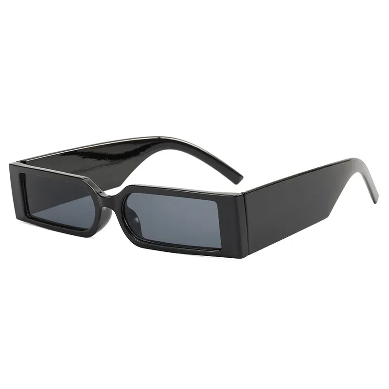 Rectangle Fashion Sunglasses Man Hip Hop Vintage Designer Small Frame Personality UV400 Eyewear