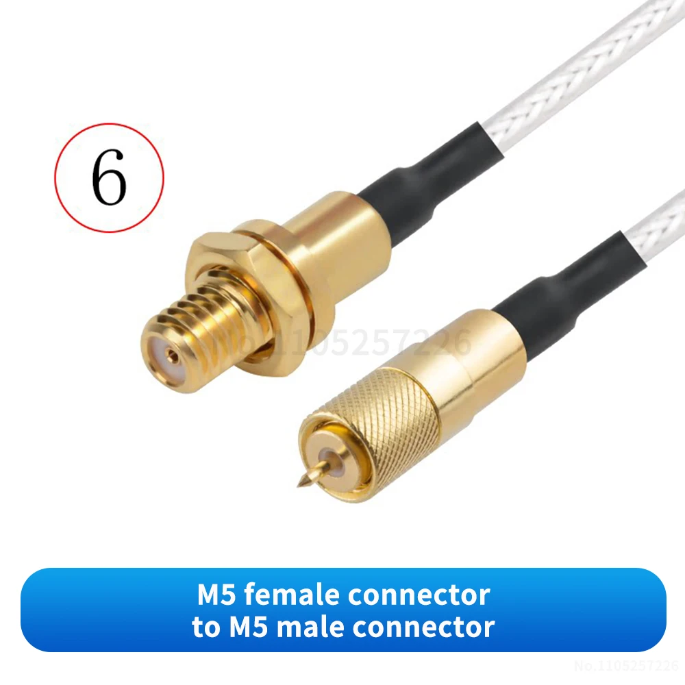 M5 auf M5 Stecker-Buchse-Verbinder (RG316 Koaxial-RF-Adapterkabel) M5 auf M5 Antennensignal-Verlängerungskabel (1 Stück) – Detail 7