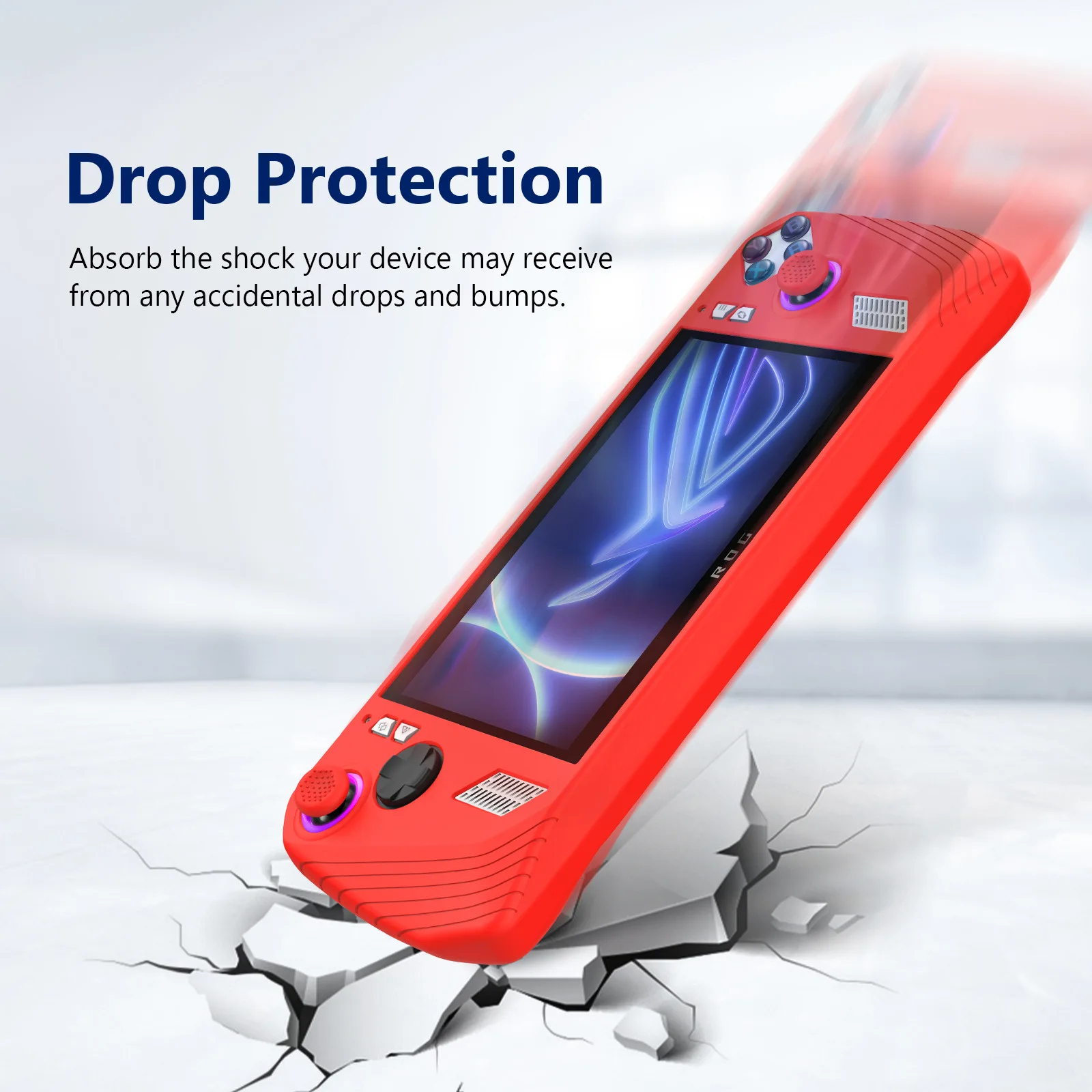 2023 New Full Protection Silicone Game Console Case With Eco-friendly  Skin-friendly Hand Feel Washable For ROG Ally Accessories - Buy 2023 New  Full Protection Silicone Game Console Case With Eco-friendly Skin-friendly  Hand