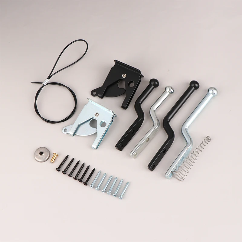 Door Latch, Heavy Duty Door Latch Lock Self Locking Gate Catch Weather Protection Auto Door Latches