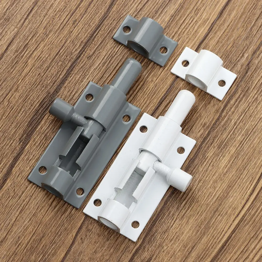 Window Catch Lock Door Latch 2-8Inch Aluminum Alloy Security Hinge Lock Wardrobe Door Buckle Bolt Furniture Fittings