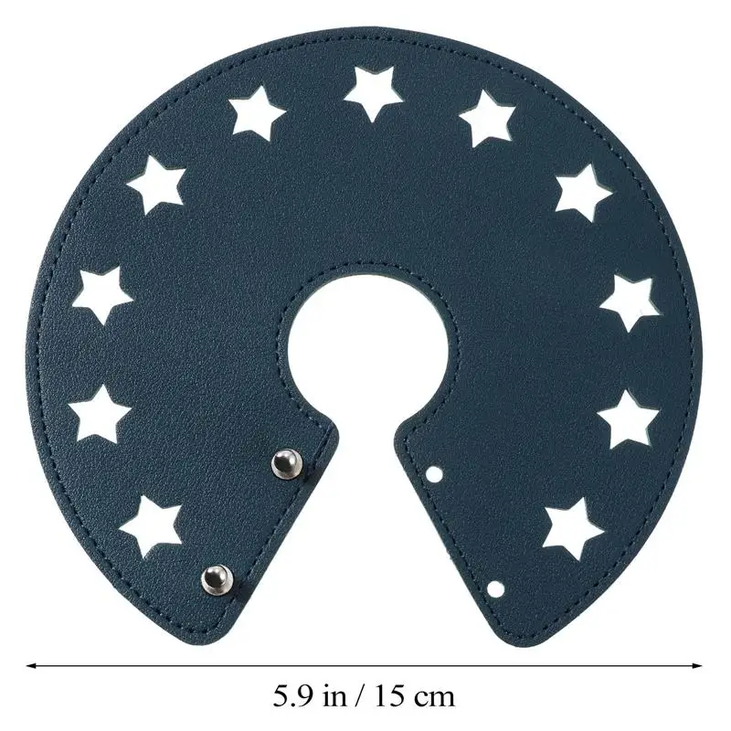 1pc Leather Light Shade Lamp Cover Ceiling Chandelier Hanging Lampshade 15x15cm |