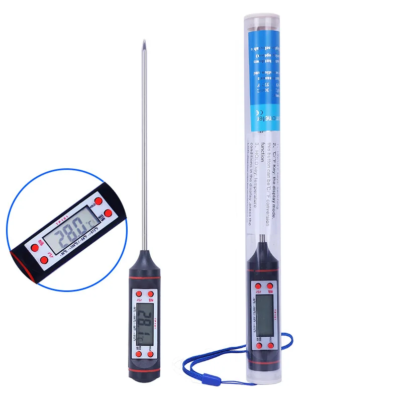 Digital Thermometer With 15cm Long Probe Candle Making Kits Measure Liquid  Soy Paraffin Wax Baked Milk Meat BBQ - AliExpress