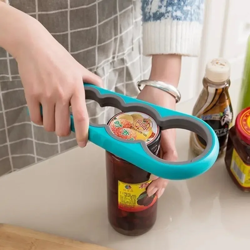 Multi-functional Home Kitchen Can Opener Non-slip Twist Bottle Opener Lid Opening Tool Kitchen Supplies kitchen tools