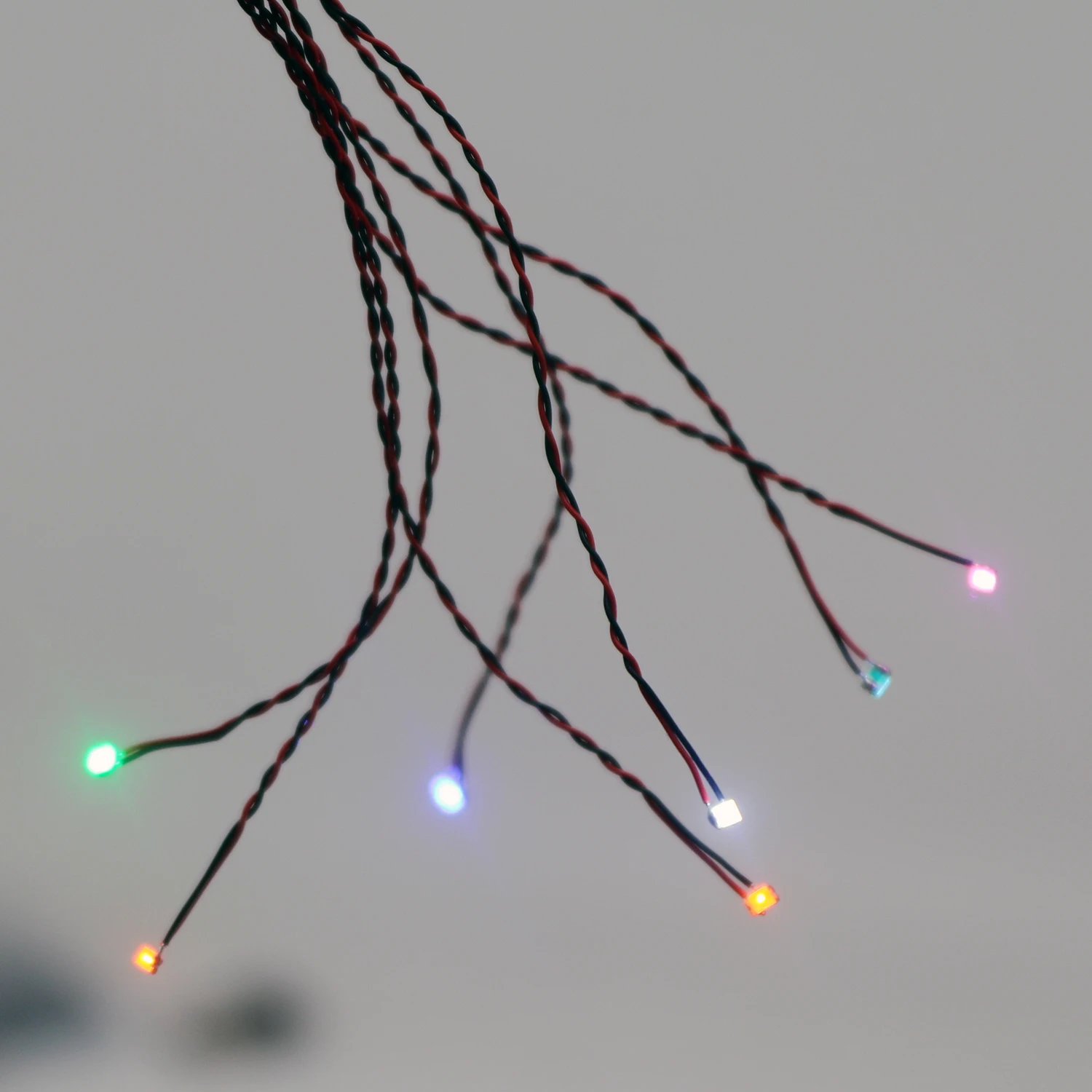 รูปสินค้า หลอดไฟ LED สำหรับงานโมเดลและตกแต่ง DIY 5 ชิ้น
