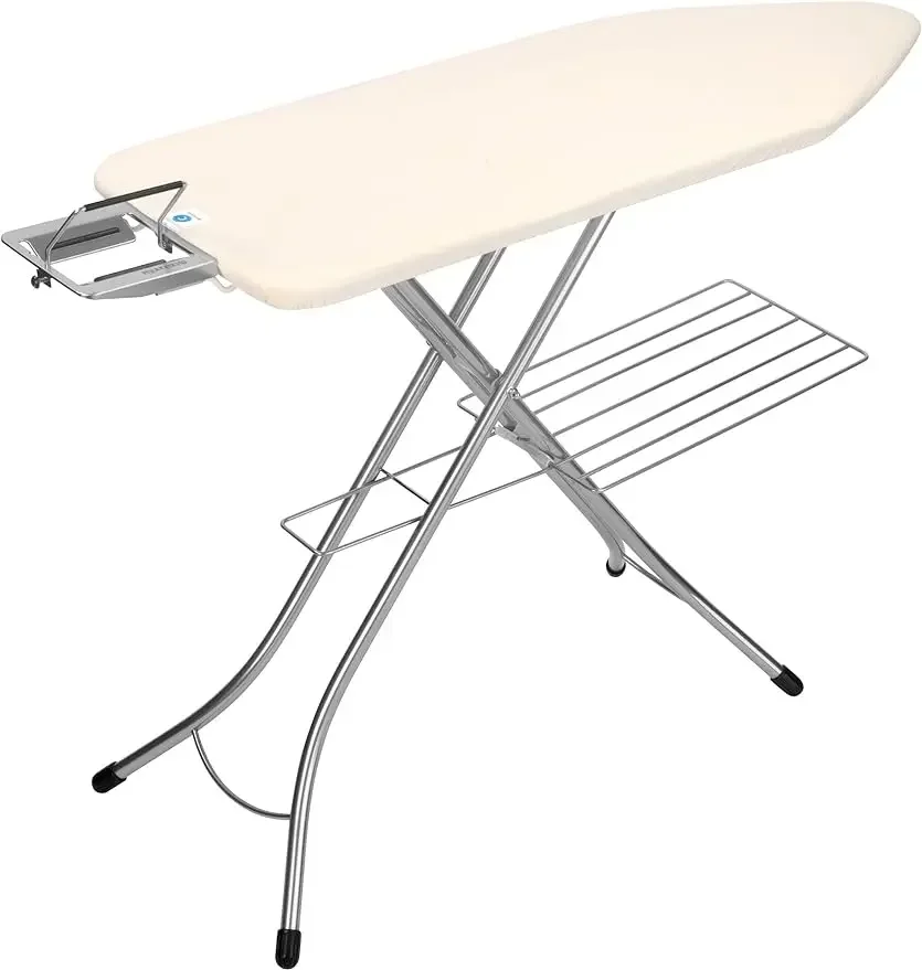 

Brabantia Size C Ironing Board (49 x 18in) 7 Height Options, Adjustable Steam Iron Rest Holder