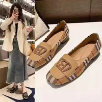 SF Genuine Leather round Toe Slip-On Woman oes Faionable Low Heel Fall 2025 New Slecomfortable Casual Leather Sneakers