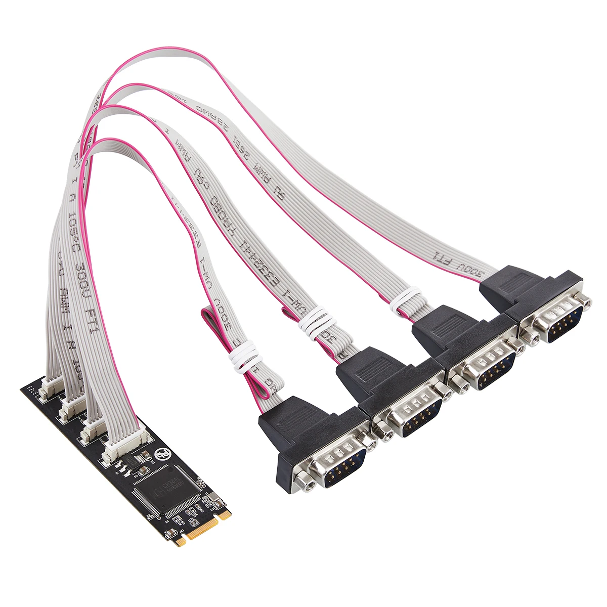 Cartão de Expansão do Porto Serial Industrial M.2 b Mais m para Db9 Portas com 4s db 9pin Rs232 Ngff 2280 mm - Imagem 4