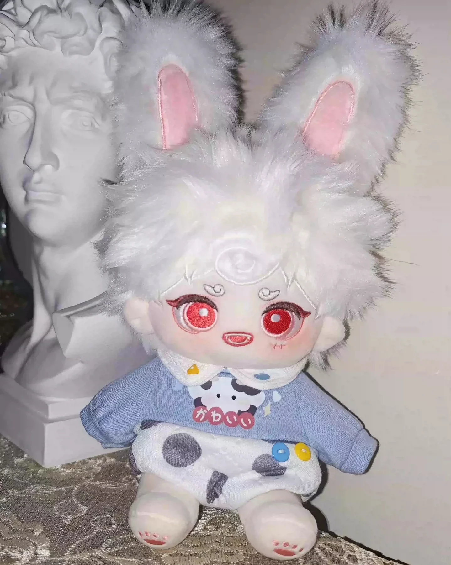 

In Stock 20cm Cartoon Anime Game Monster Cosplay Kawaii Rabbit Plushie s Body Figure Cute Plush Collectable Fans Gift