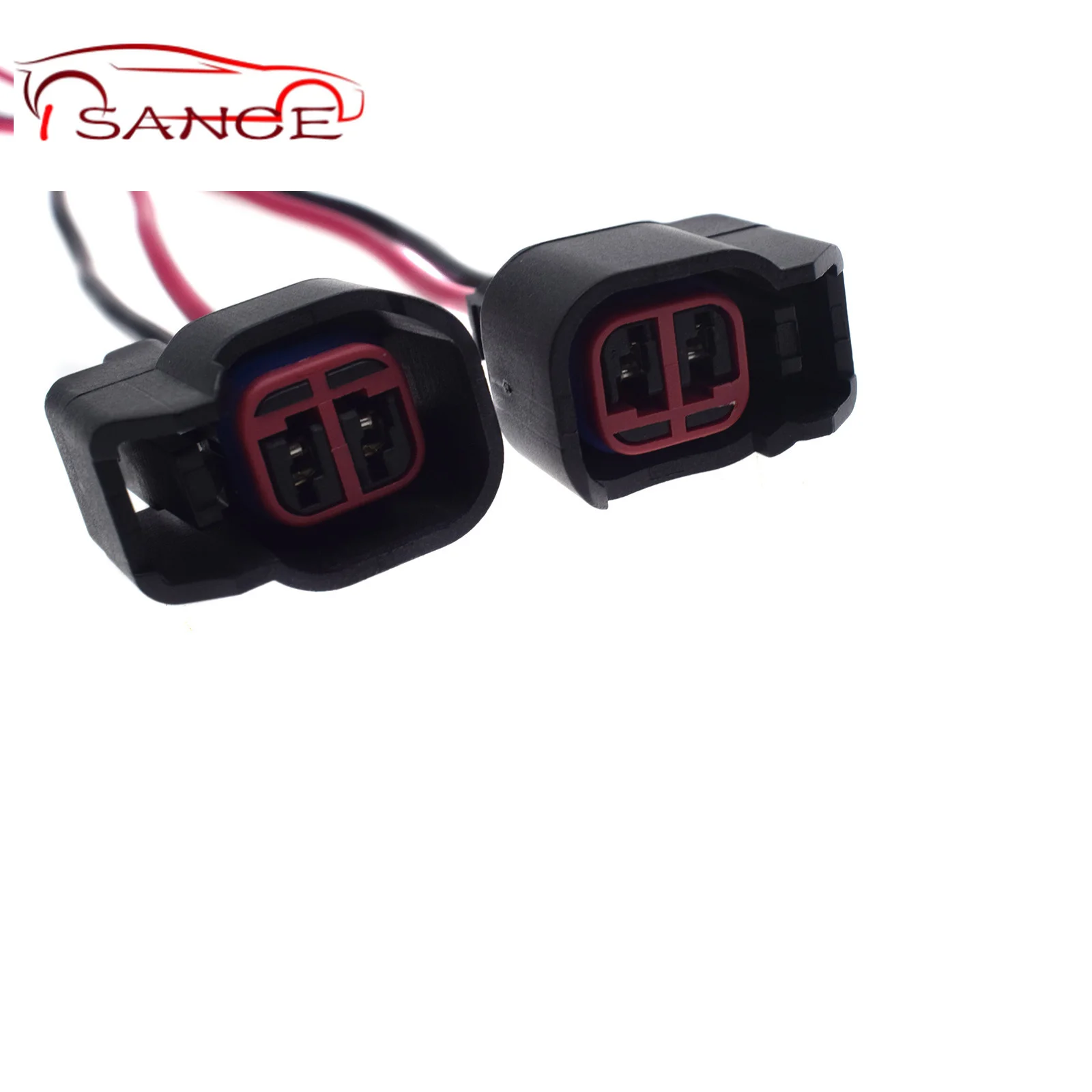 2 X ABS SENSOR&CONNECTORS FOR DODGE NITRO FOR JEEP LIBERTY WRANGLER JK REAR 07-17