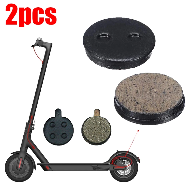 2PCS Electric Scooter Brake Pads for Xiaomi M365/M365PRO Brake Pads Rear Wheel Disc Friction Plates Scooter Accessory bicycle disc brake pads brake pads bike brake pads