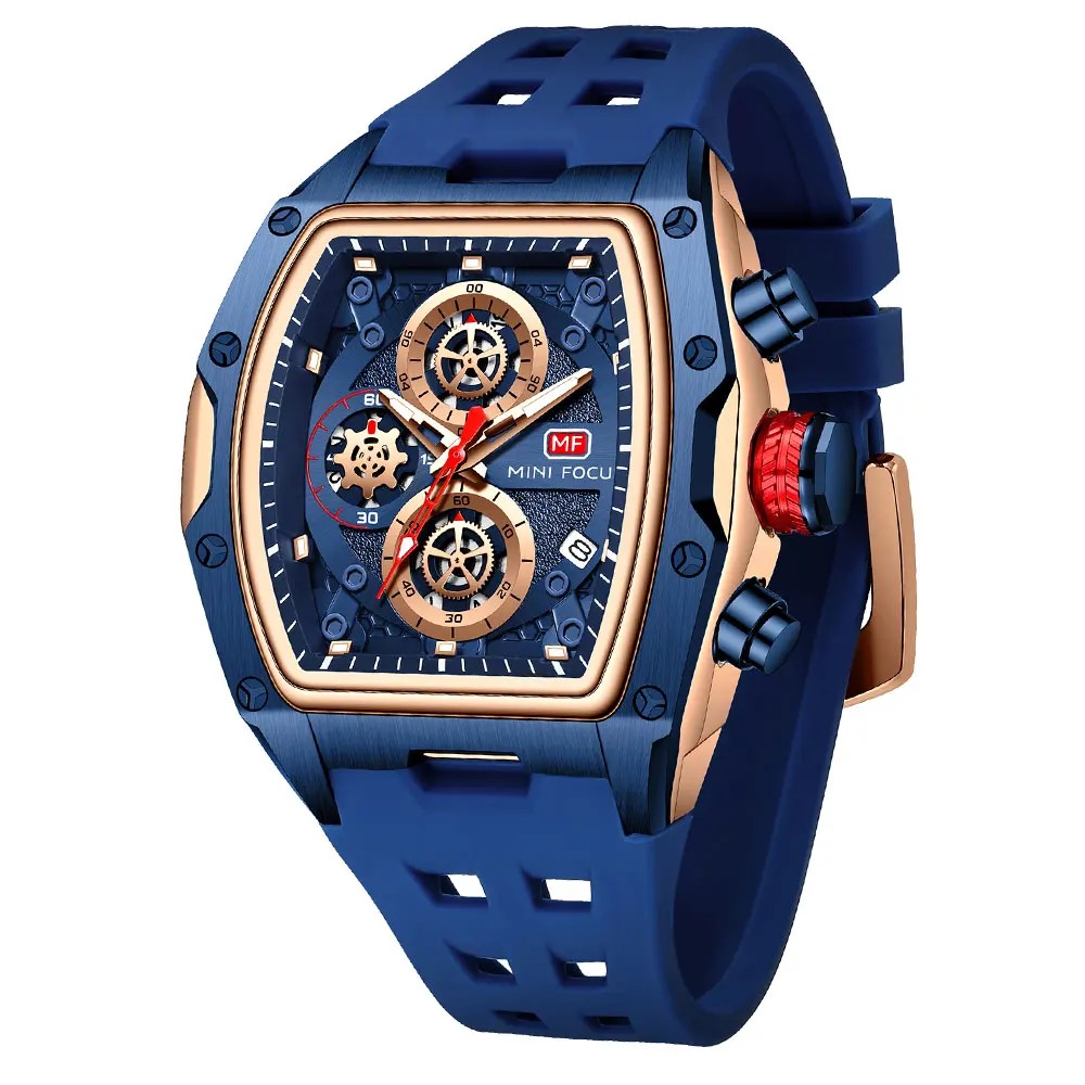 MF Mini Focus Orologio da polso alla moda, con quadrante grande