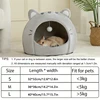 Super Cat Bed Warm Pet House Kitten Cave Cushion Cat House Warm Sleeping Dog Basket Tent Small Dog Mat Supplies Bed For Cats 6