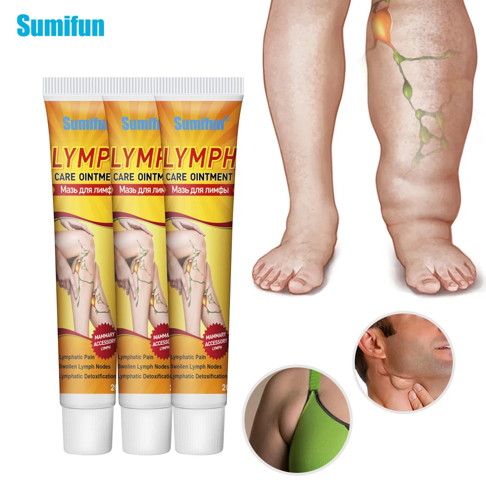 

1/3/5pcs Sumifun Lymphatic Detox Cream Remove Neck Lymph Nodes Massage Ointment Leg Armpit Swollen Pain Relief Medical Plaster