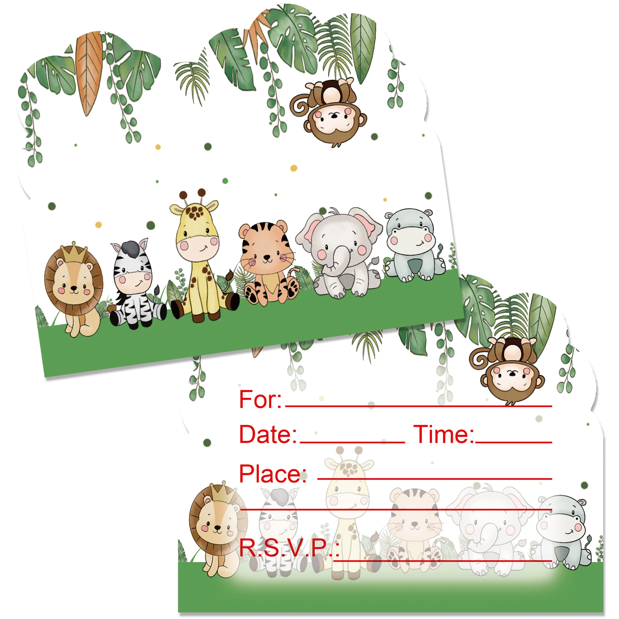 10pcs invitations