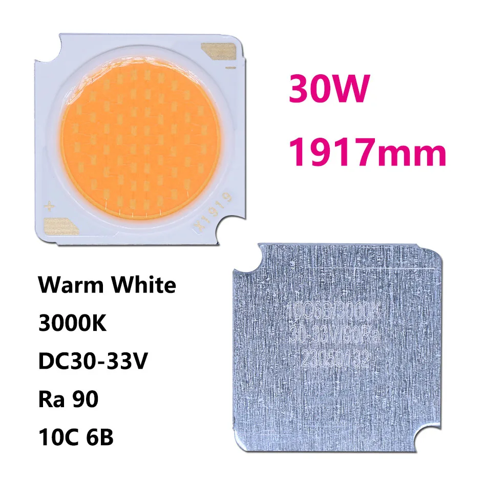 Led Cob Chip Perle LED 30 W 1917 mm DC30-33V RA90 Prey Zubehör Diode hohe Helligkeit für Spotlighting Panel Lichter kaltweiß – Detail 1
