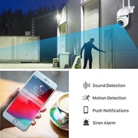 Caméra Wifi 8MP, caméra de surveillance IP sans fil, moniteur vidéo, vision nocturne, suivi des personnes, audio bidirectionnel, moniteur pour bébé intelligent pour la maison 2