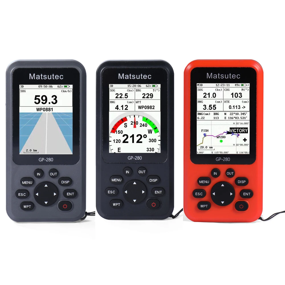 

GP-280 Portable GPS receiver for outdoor explorations / GPS handset for boats /GPS Pocket Terminal for vehicles