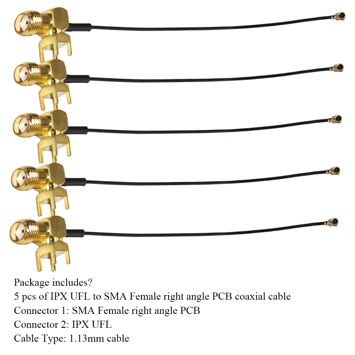 pwb do cabo coaxial de sma ipx