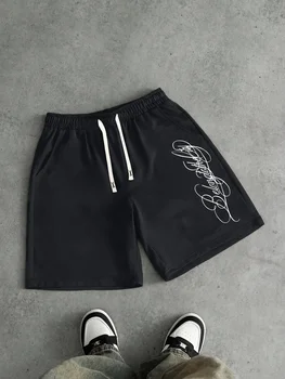 Y2K Harajuku Street Fashion Loose High Waist Shorts for Men and Women Loose Sports Slow Running Summer Leisure Basketball 1